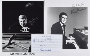 Lot #585 Marvin Hamlisch - Image 1