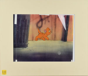Lot #987 Oliver production cel from  Oliver & Company - Image 1