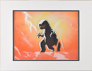 Lot #909 Tyrannosaurus rex production cels from The Plausible Impossible - Image 1