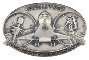 Lot #327  STS-41-B Unflown Robbins Medal