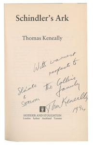 Lot #491 Thomas Keneally - Image 1
