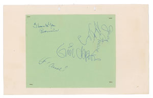 Lot #553 George Harrison and Eric Clapton