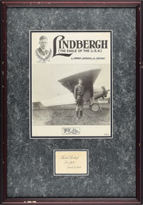 Lot #312 Charles Lindbergh