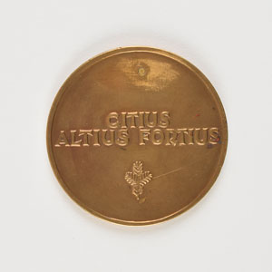 Lot #3039  Garmisch 1936 Winter Olympics Participation Medal - Image 2