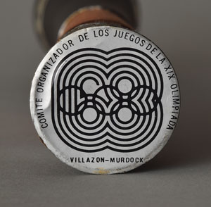 Lot #3077  Mexico City 1968 Summer Olympics 'Black Aluminum' Torch - Image 4