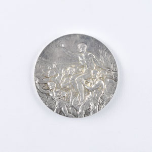 Lot #3030  Amsterdam 1928 Summer Olympics Silver Winner's Medal - Image 2
