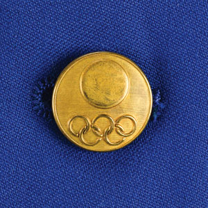 Lot #3069  Tokyo 1964 Summer Olympics Torch with Medallion and Suit - Image 3