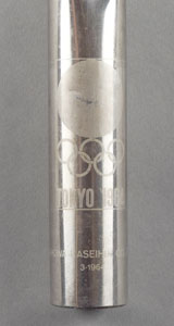 Lot #3069  Tokyo 1964 Summer Olympics Torch with Medallion and Suit - Image 8