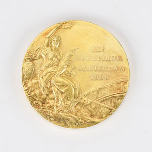 Lot #3029  Amsterdam 1928 Summer Olympics Gold Winner's Medal