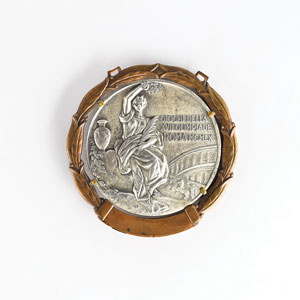 Lot #3065  Rome 1960 Summer Olympics Silver Winner’s Medal - Image 2