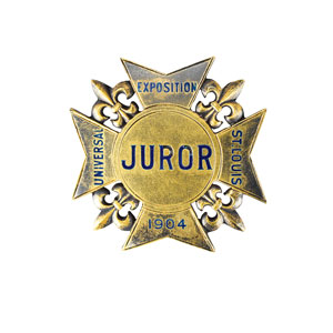 Lot #3005  St. Louis 1904 Summer Olympics Judge's Badge