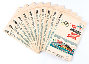 Lot #3062  Squaw Valley 1960 Winter Olympics Programs - Image 1