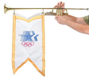 Lot #3108  Los Angeles 1984 Summer Olympics Trumpet - Image 1