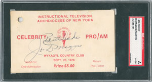 Lot #911 Joe DiMaggio and Billy Martin - Image 1