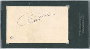 Lot #911 Joe DiMaggio and Billy Martin - Image 2