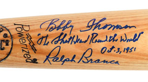 Lot #924 Ralph Branca and Bobby Thomson - Image 2