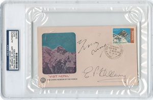 Lot #254  Everest: Edmund Hillary and Tenzing