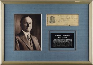 Lot #137 Calvin Coolidge