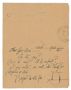 Lot #556 Erik Satie - Image 1