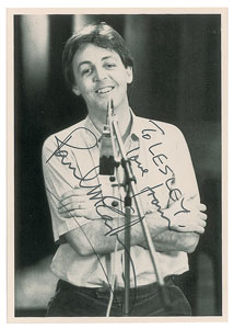 Lot #575  Beatles: Paul McCartney - Image 1