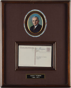 Lot #185 Harry S. Truman - Image 1