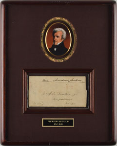 Lot #21 Andrew Jackson - Image 1