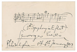Lot #547 Georges Enesco - Image 1