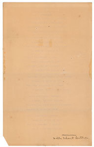 Lot #503 Willa Cather - Image 1