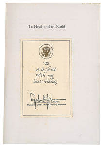 Lot #158 Lyndon B. Johnson - Image 1