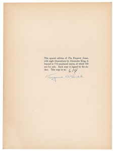 Lot #527 Eugene O'Neill - Image 1