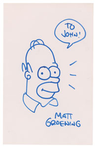 Lot #849 Matt Groening - Image 1