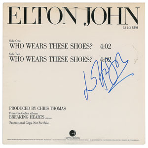 Lot #854 Elton John
