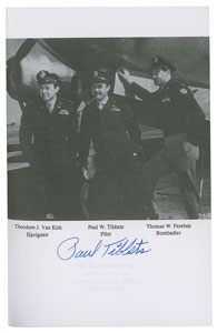 Lot #348  Enola Gay: Paul Tibbets - Image 1