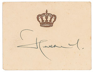 Lot #280  King Hussein - Image 2