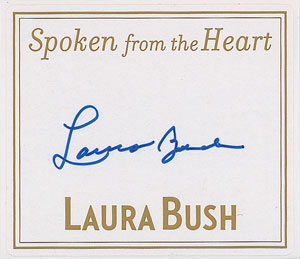 Lot #128 George W. and Laura Bush - Image 2