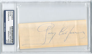 Lot #729 Gary Cooper and Cary Grant - Image 1