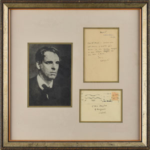 Lot #497 William Butler Yeats - Image 1