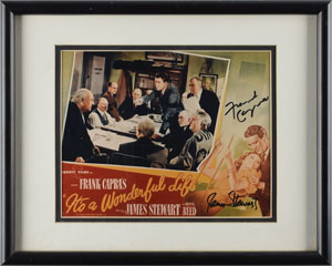 Lot #756  It's a Wonderful Life: Stewart and Capra