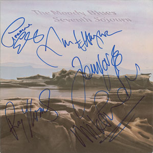 Lot #4454 The Moody Blues Pair of Signed Albums