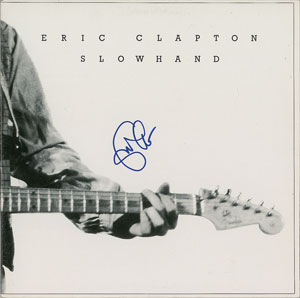 Lot #4497 Eric Clapton Signed 'Slowhand' Album