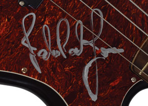 Lot #4138 John Paul Jones Signed Guitar - Image 2