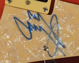 Lot #4155 Jimmy Page Signed Guitar - Image 2