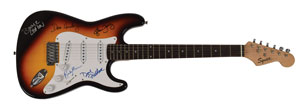 Lot #4502 The Eagles Signed Guitar
