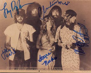 Lot #7158  Fleetwood Mac Signed Photograph