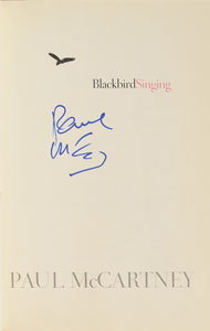 Lot #4044 Paul McCartney Signed Book