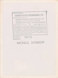 Lot #4175 Michael Jackson 1984 Thriller Tour Original Vintage Photograph - Image 2