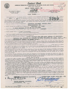 Lot #4245 Paul Butterfield Signed Document - Image 1