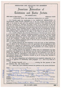 Lot #4330 Johnny 'Guitar' Watson Signed Document - Image 1