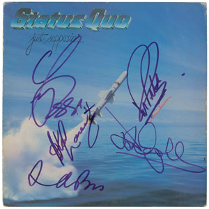 Lot #4627  Status Quo Signed Album - Image 1