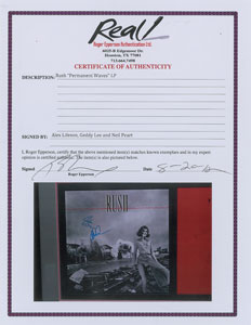 Lot #4526  Rush Signed Album - Image 2